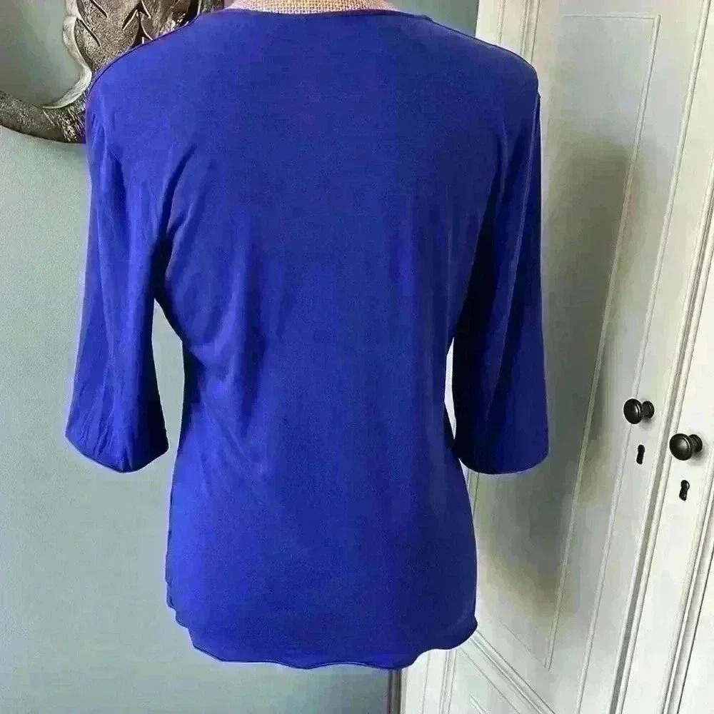 Armani Collezioni Top . Purple size 12 - Picture 3 of 7